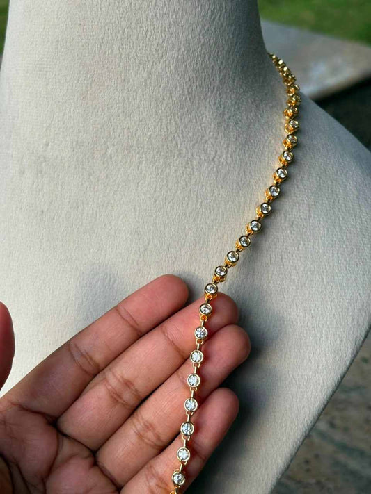 C033 Diamond Thali Chain 27.5 inches