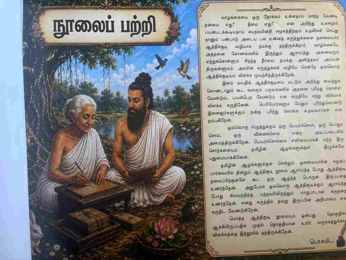 ஆத்திசூடி | Aathichudi Tamil Children’s Book | Moral Stories, Life Lessons & Tamil Learning for Kids
