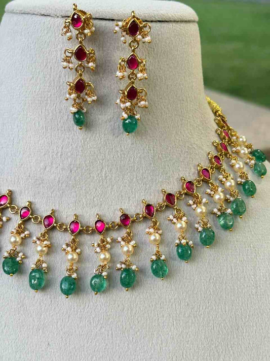 N0339 Jadau Kundan Necklace