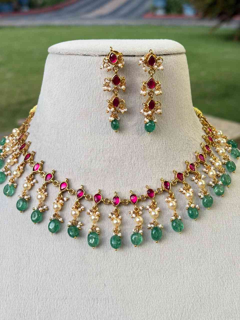 N0339 Jadau Kundan Necklace