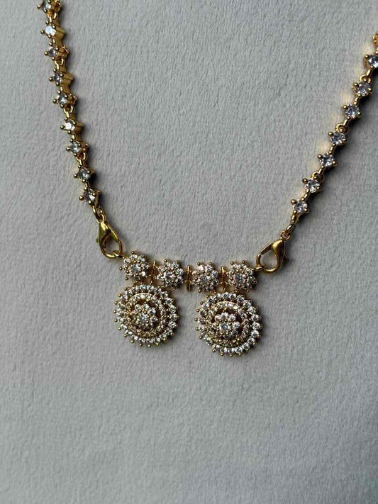 H0103 Diamond Thali Chain 29.5 inches