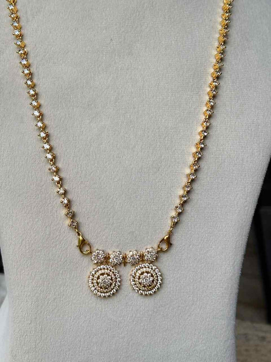 H0103 Diamond Thali Chain 29.5 inches