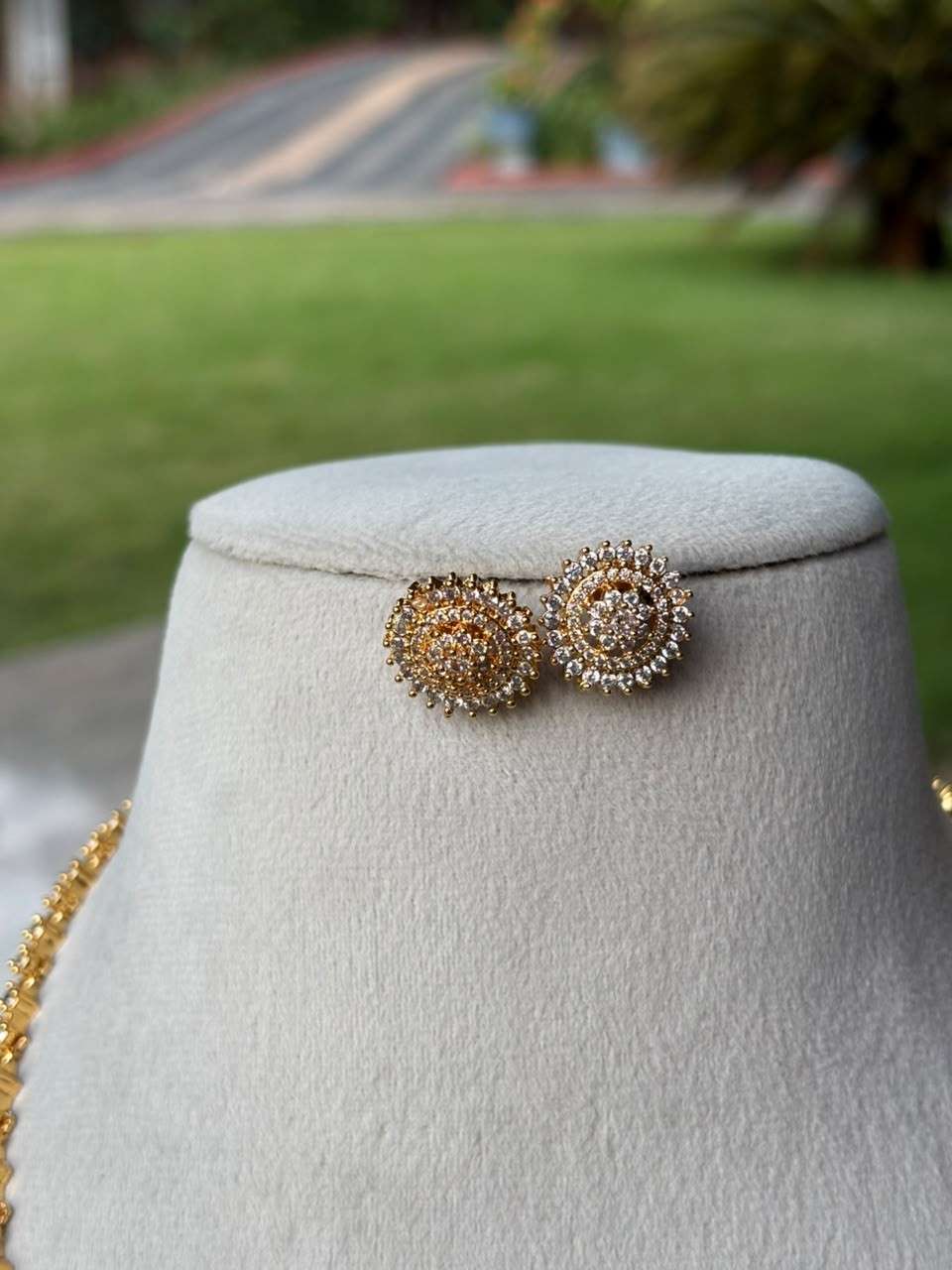 H0103 Diamond Thali Chain 29.5 inches