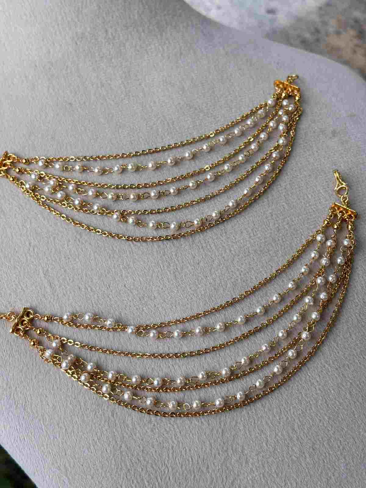 EC027 Premium 7 Line ear chain