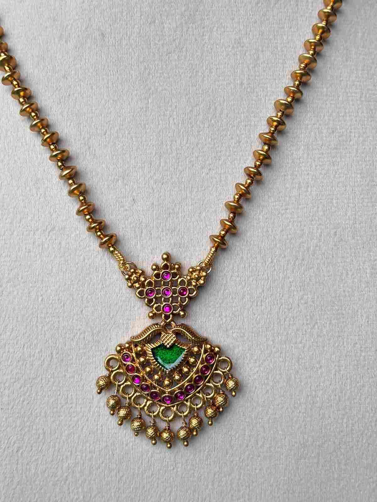 H0107 Palaka Gold Bead Haram