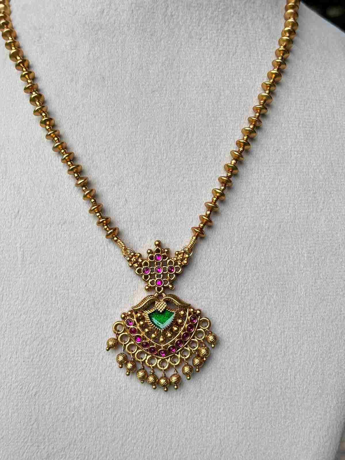 H0107 Palaka Gold Bead Haram