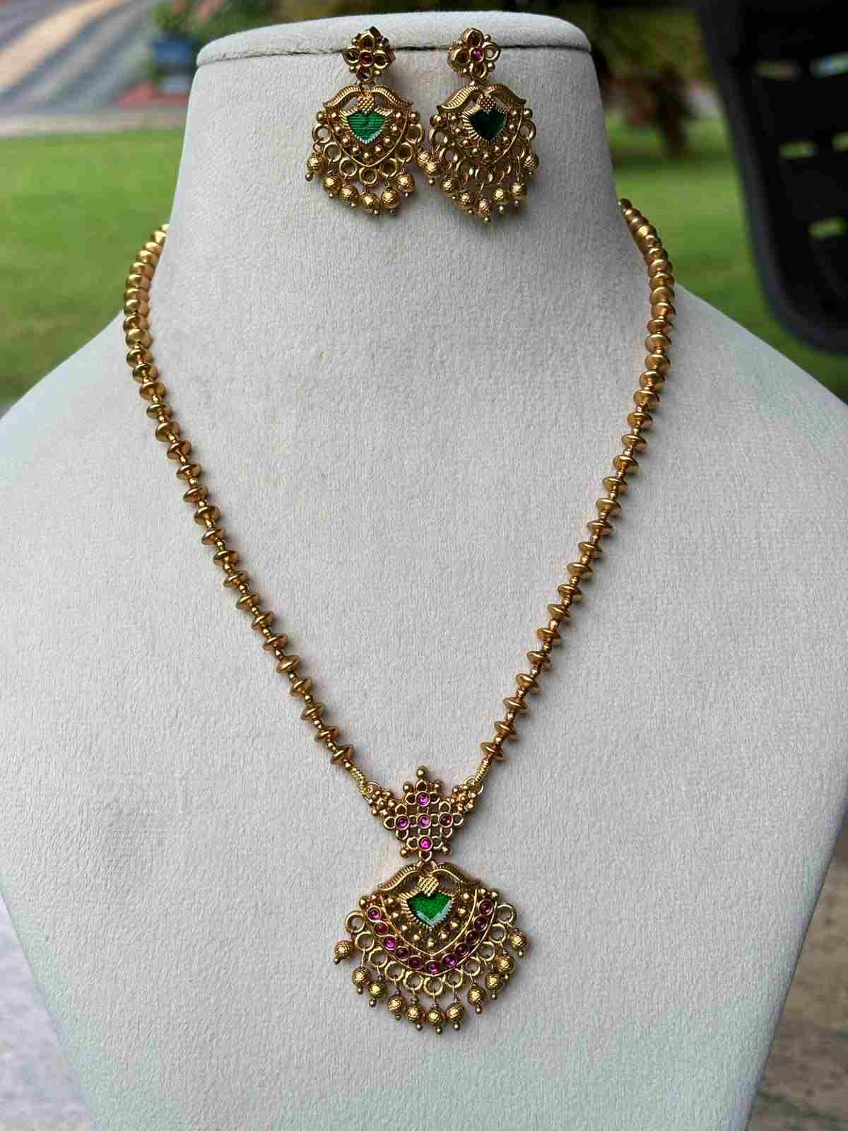 H0107 Palaka Gold Bead Haram