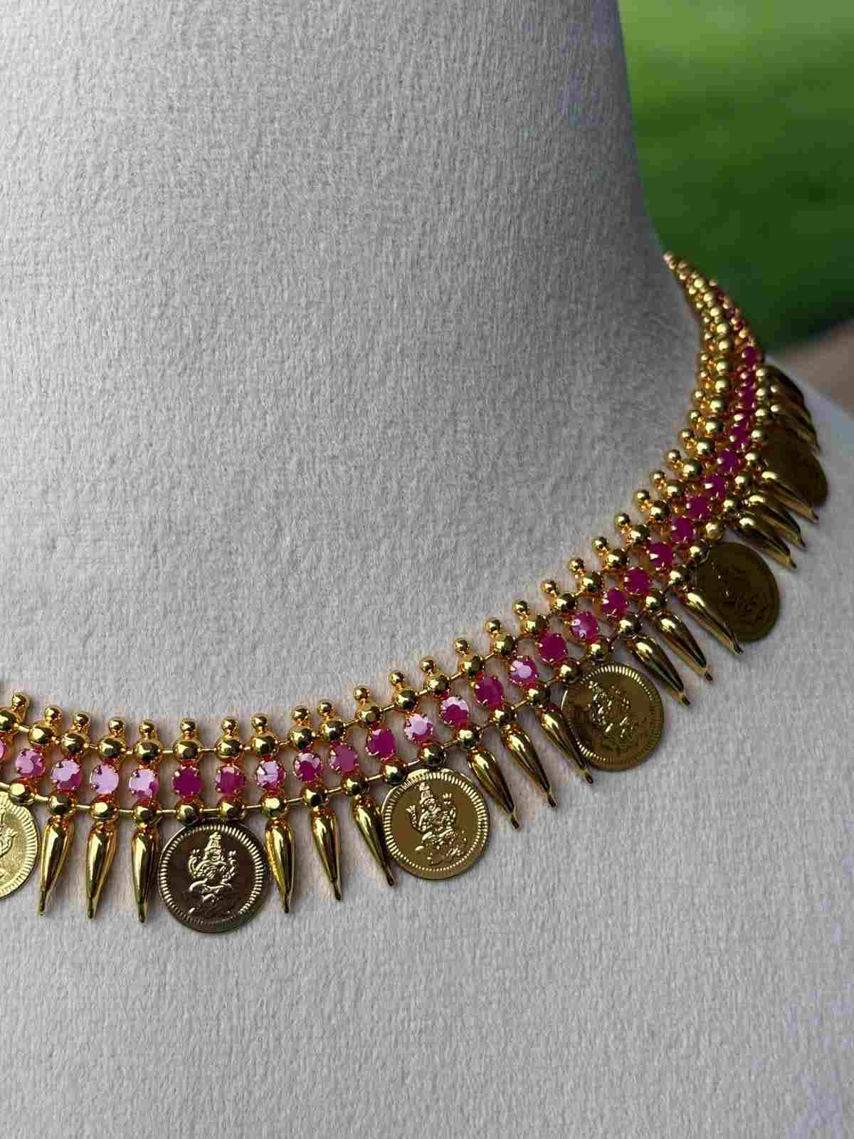 N0345 Mullamottu Kasu necklace