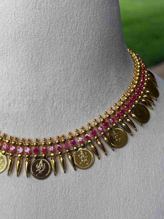 N0345 Mullamottu Kasu necklace