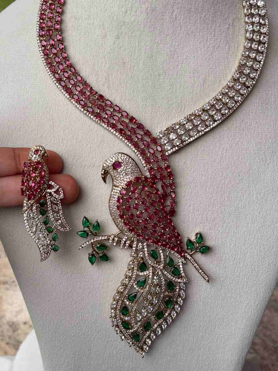N0341 Bridal Stone Necklace