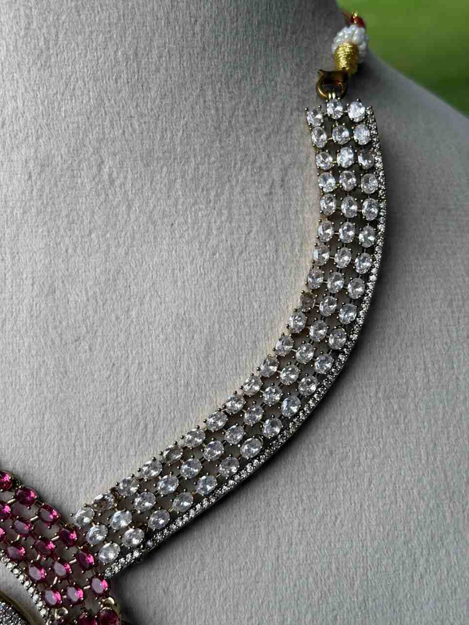 N0341 Bridal Stone Necklace