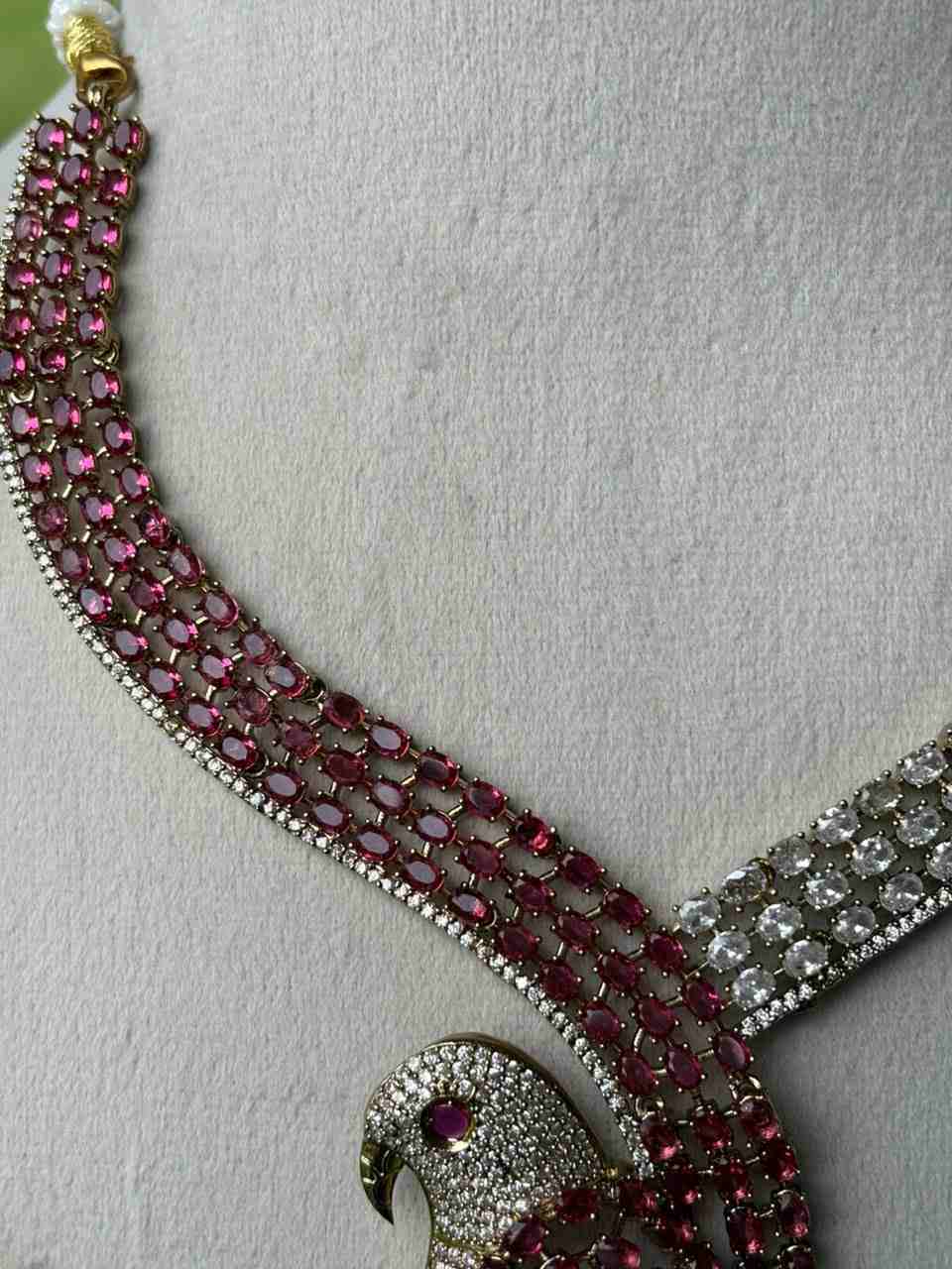 N0341 Bridal Stone Necklace