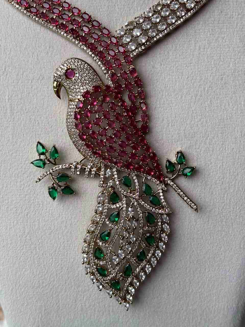 N0341 Bridal Stone Necklace
