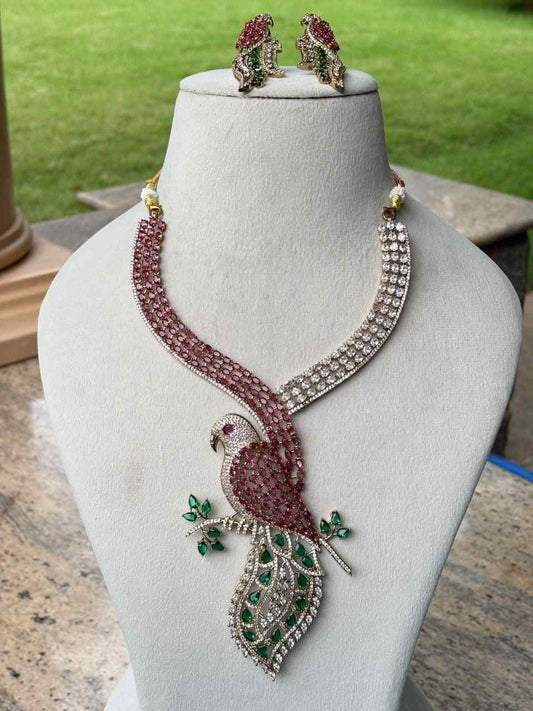 N0341 Bridal Stone Necklace