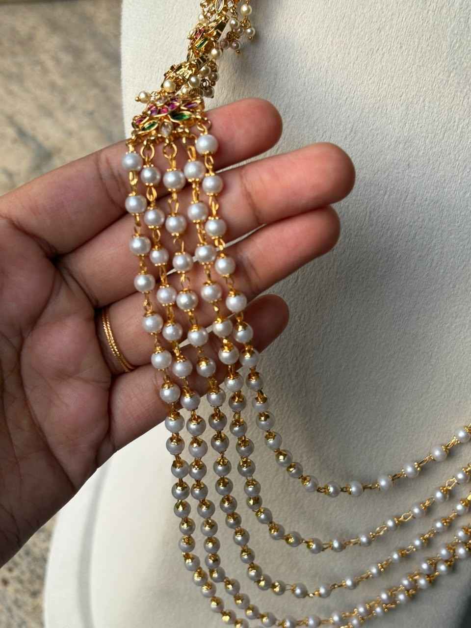 H0053 Pearl 5 layer long Haram