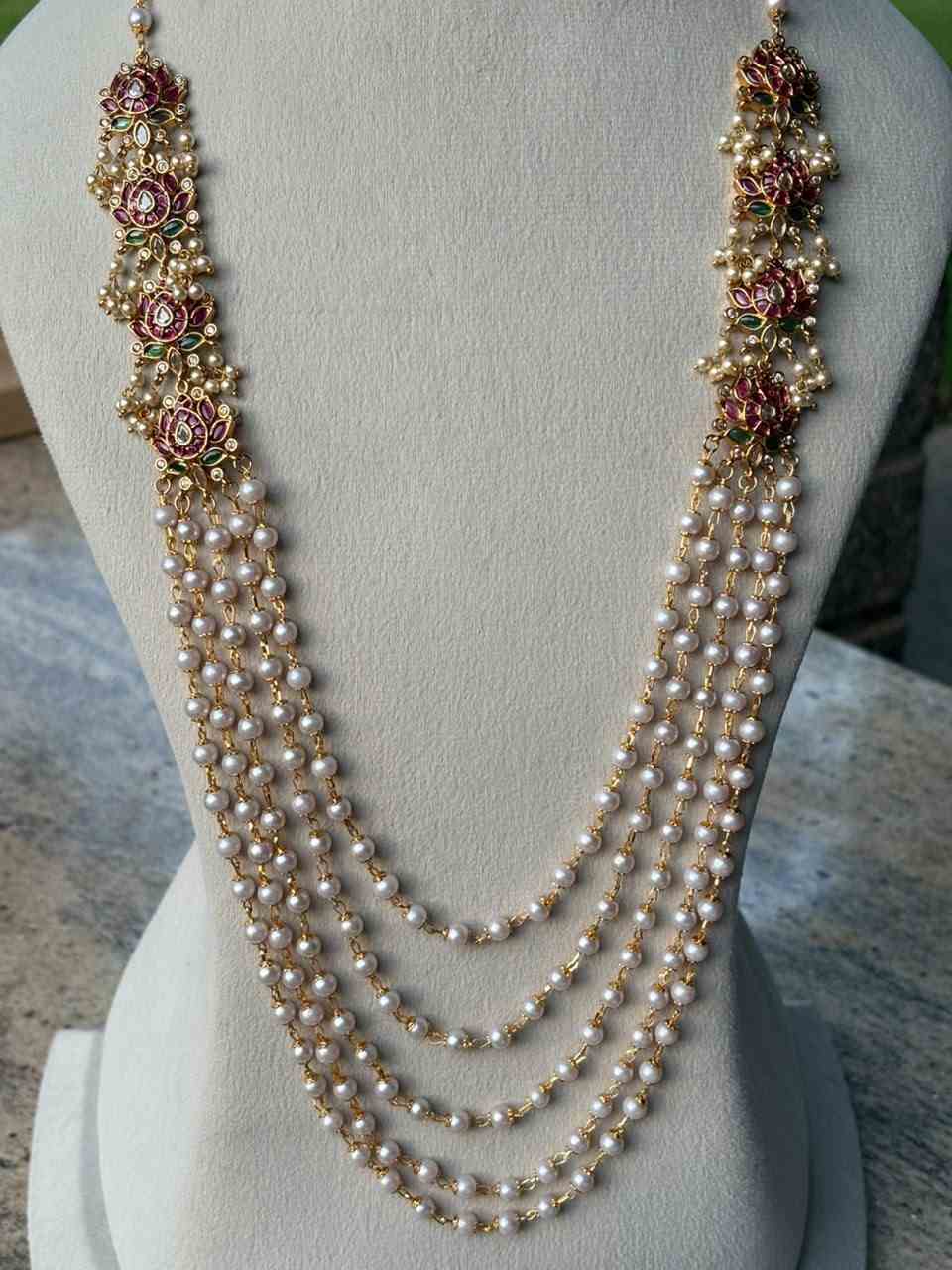 H0053 Pearl 5 layer long Haram