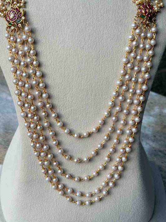 H0053 Pearl 5 layer long Haram