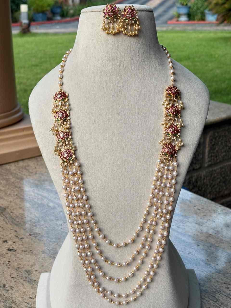 H0053 Pearl 5 layer long Haram