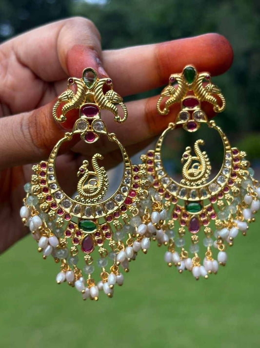 J0236 Chandbali  Earrings
