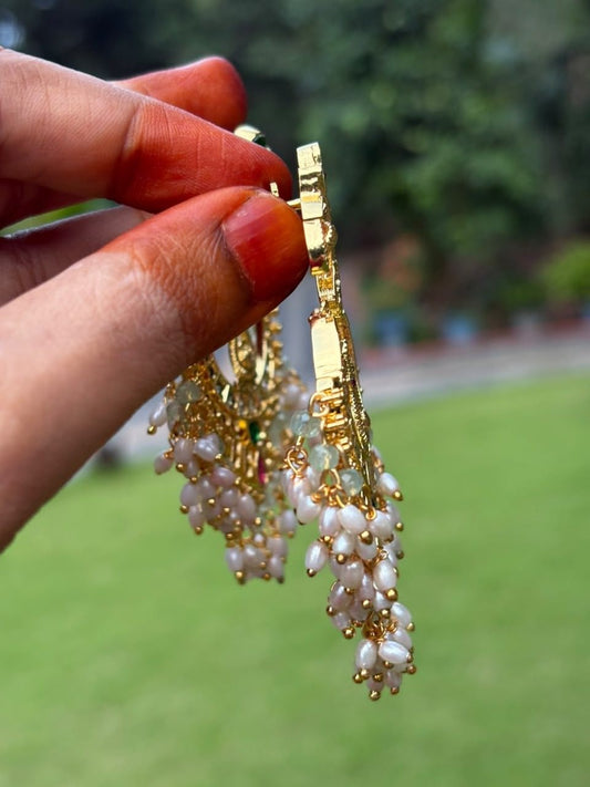 J0236 Chandbali  Earrings