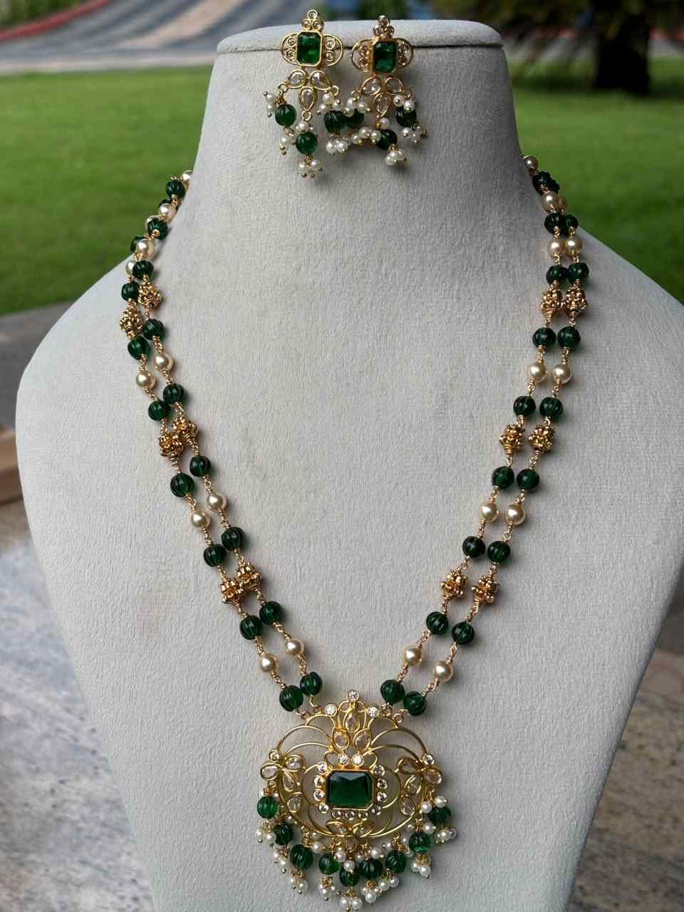 H0108 Green Bead Haram