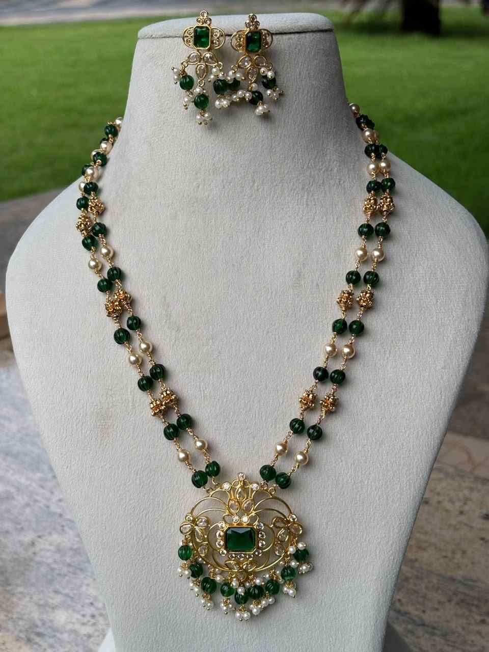 H0108 Green Bead Haram
