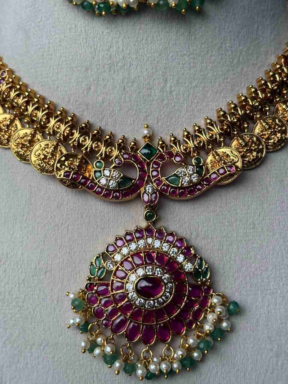 N0350 Coin 2 in 1 Necklace With Removable Pendent