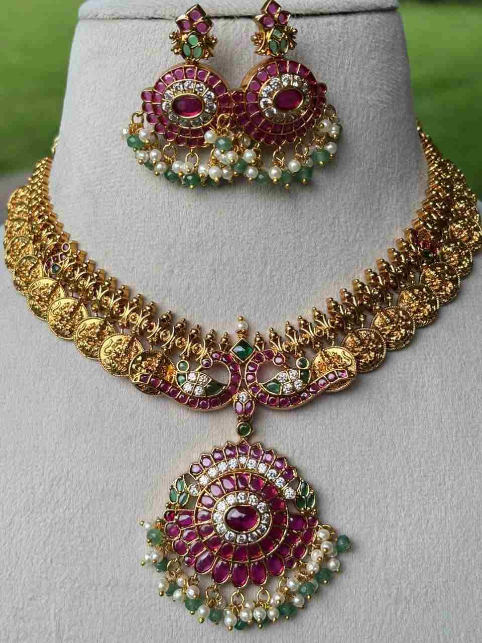 N0350 Coin 2 in 1 Necklace With Removable Pendent