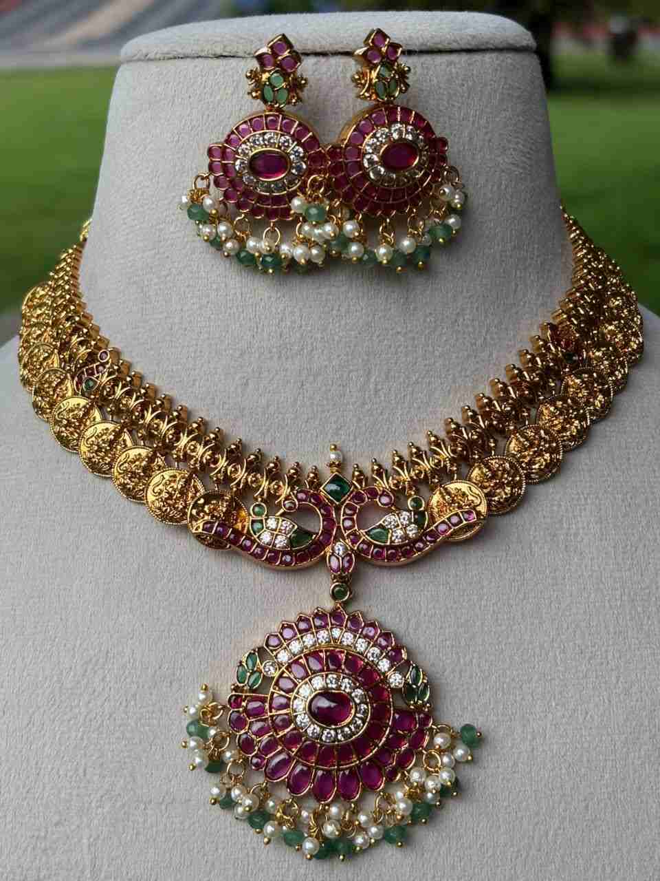 N0350 Coin 2 in 1 Necklace With Removable Pendent