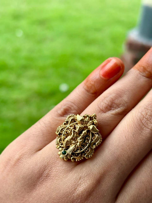R0019 Radha Krishna Finger Ring