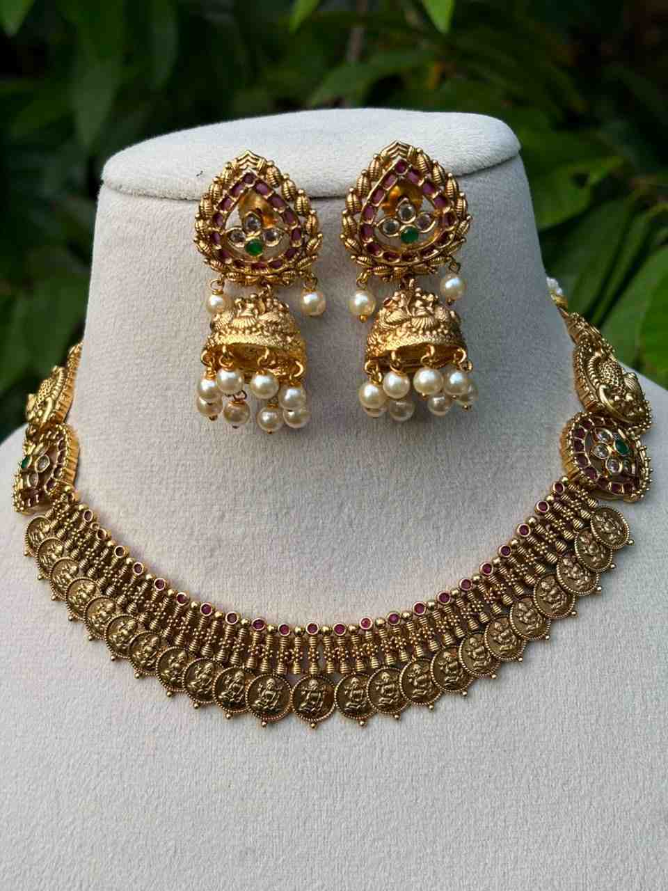 N0032 Premium Traditional Kasu coin necklace