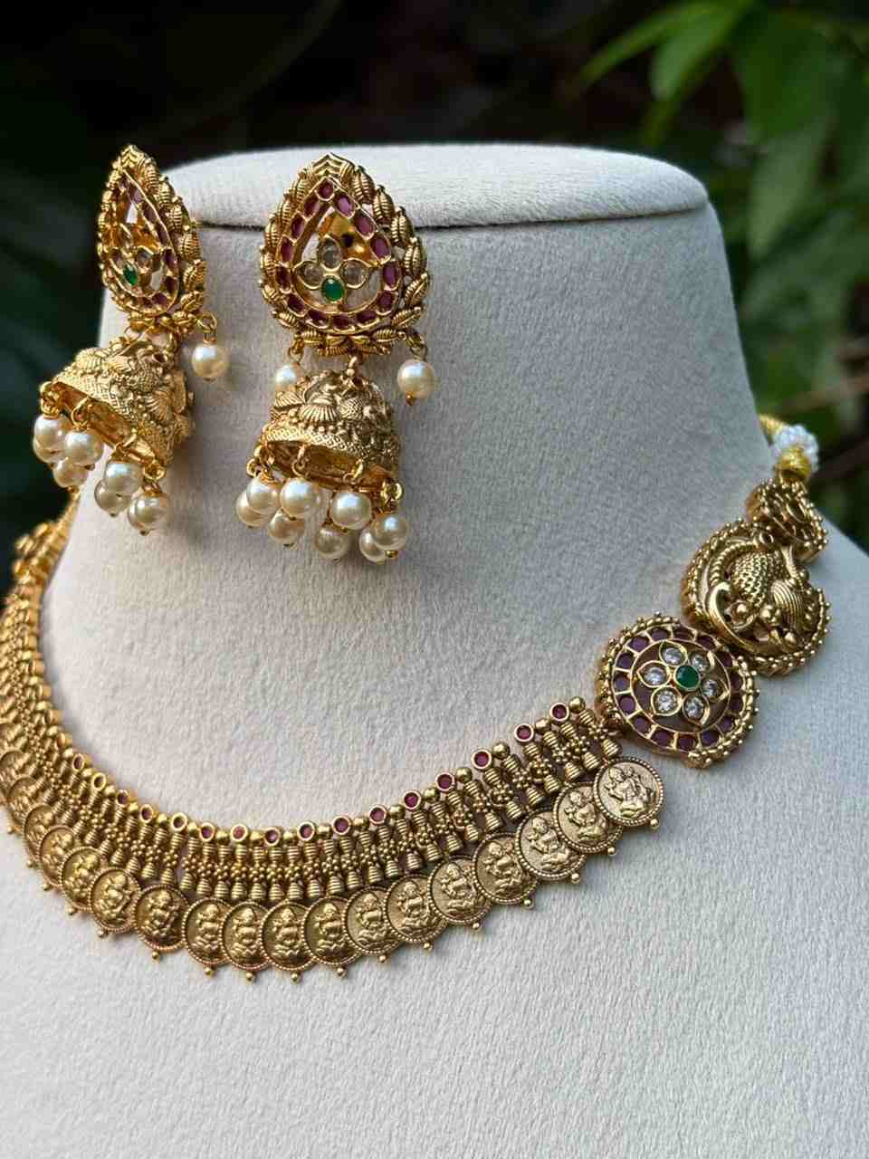 N0032 Premium Traditional Kasu coin necklace