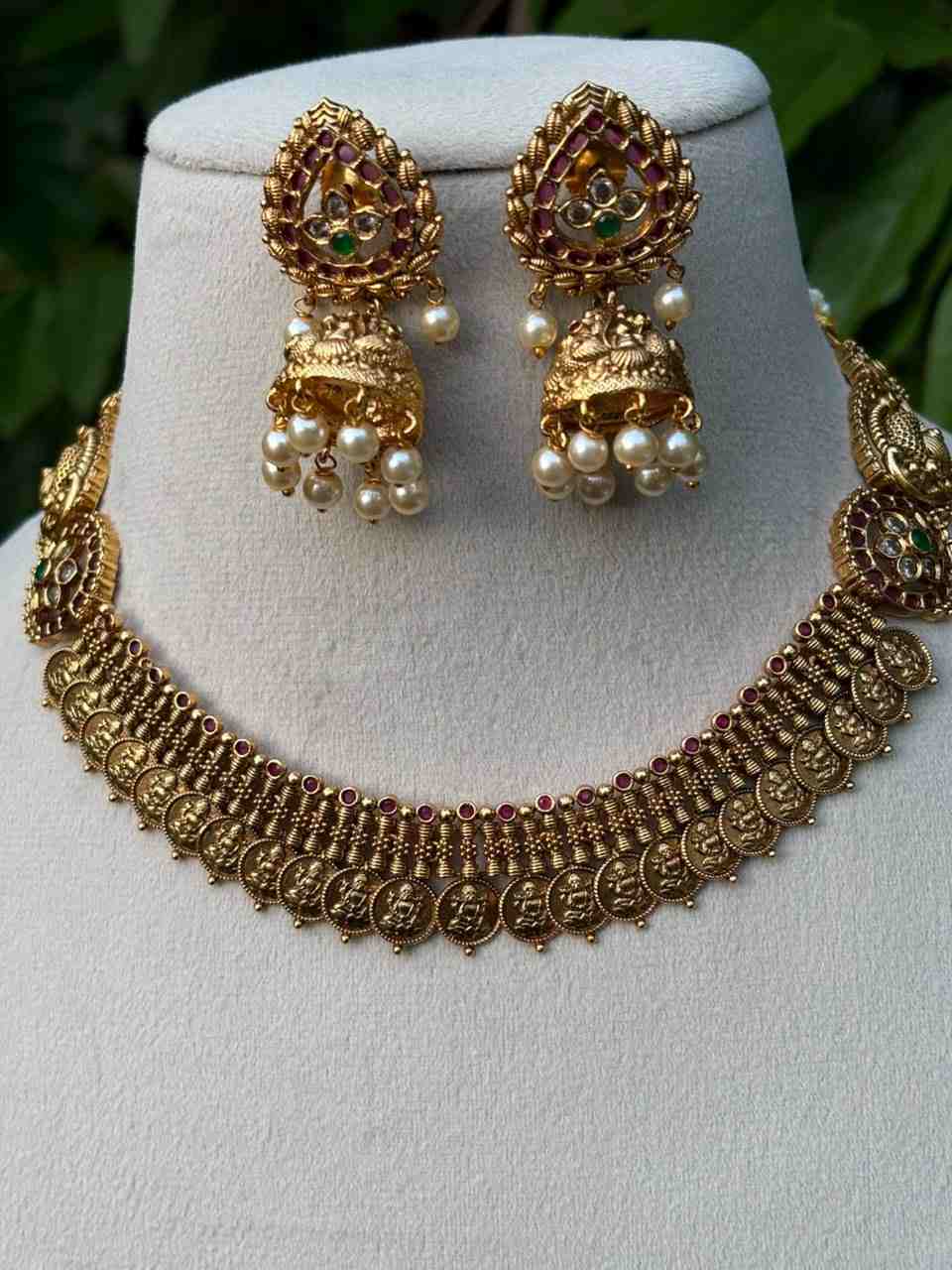 N0032 Premium Traditional Kasu coin necklace