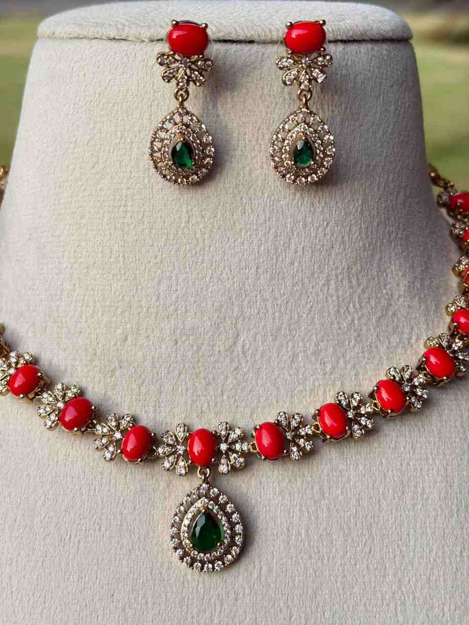 N0097 Coral Beads Necklace