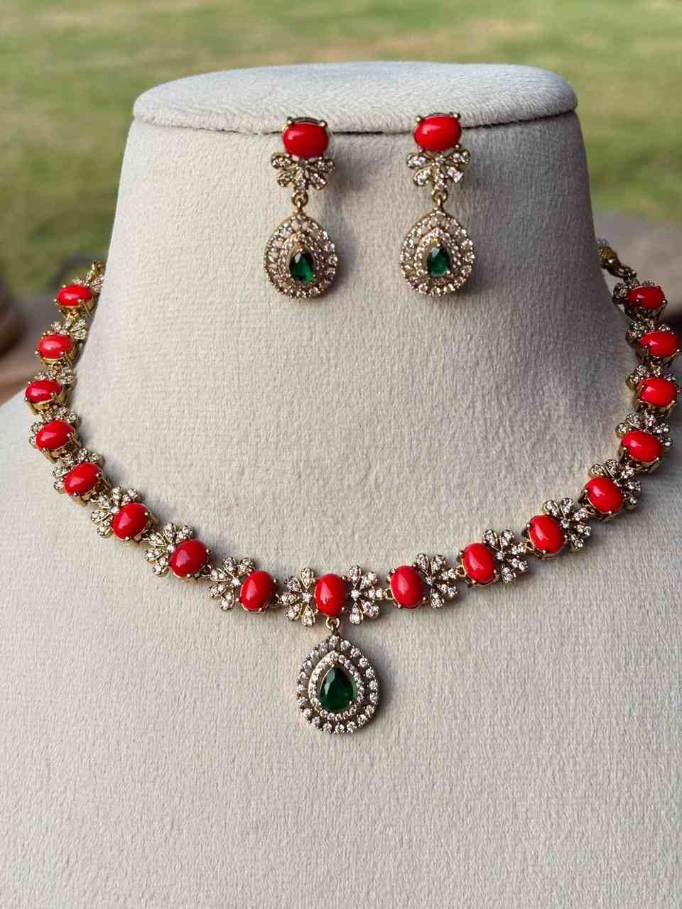 N0097 Coral Beads Necklace