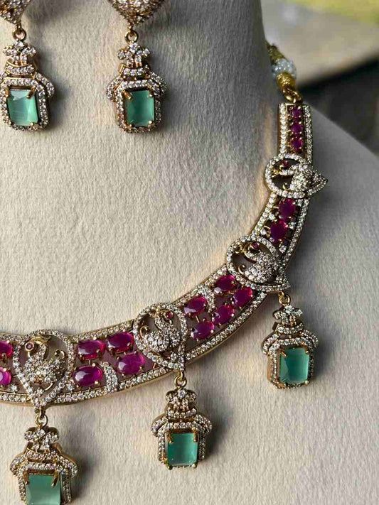 Hasli Pastel Kemp Stones Necklace N0023