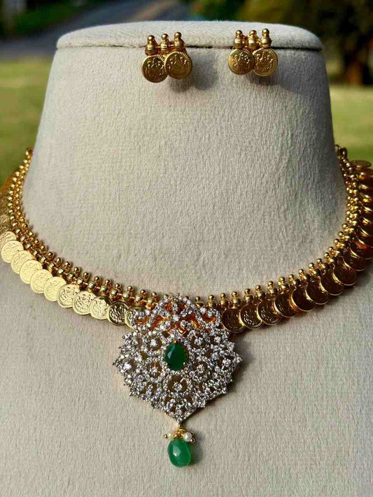 N0123 Premium Quality Traditional coin Necklace