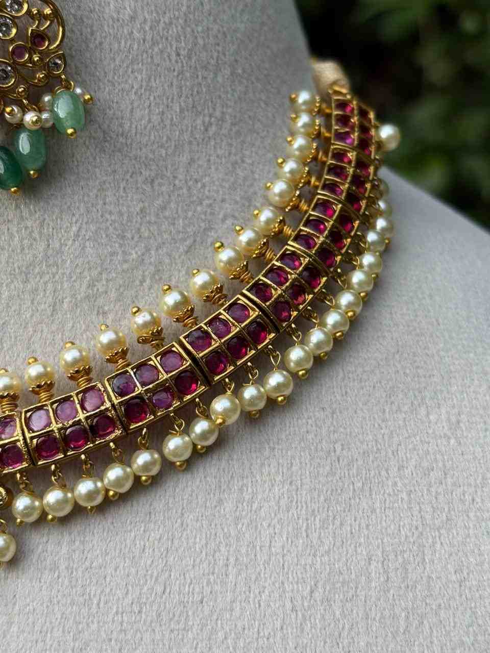 N0101 Traditional Kundan Stones Necklace