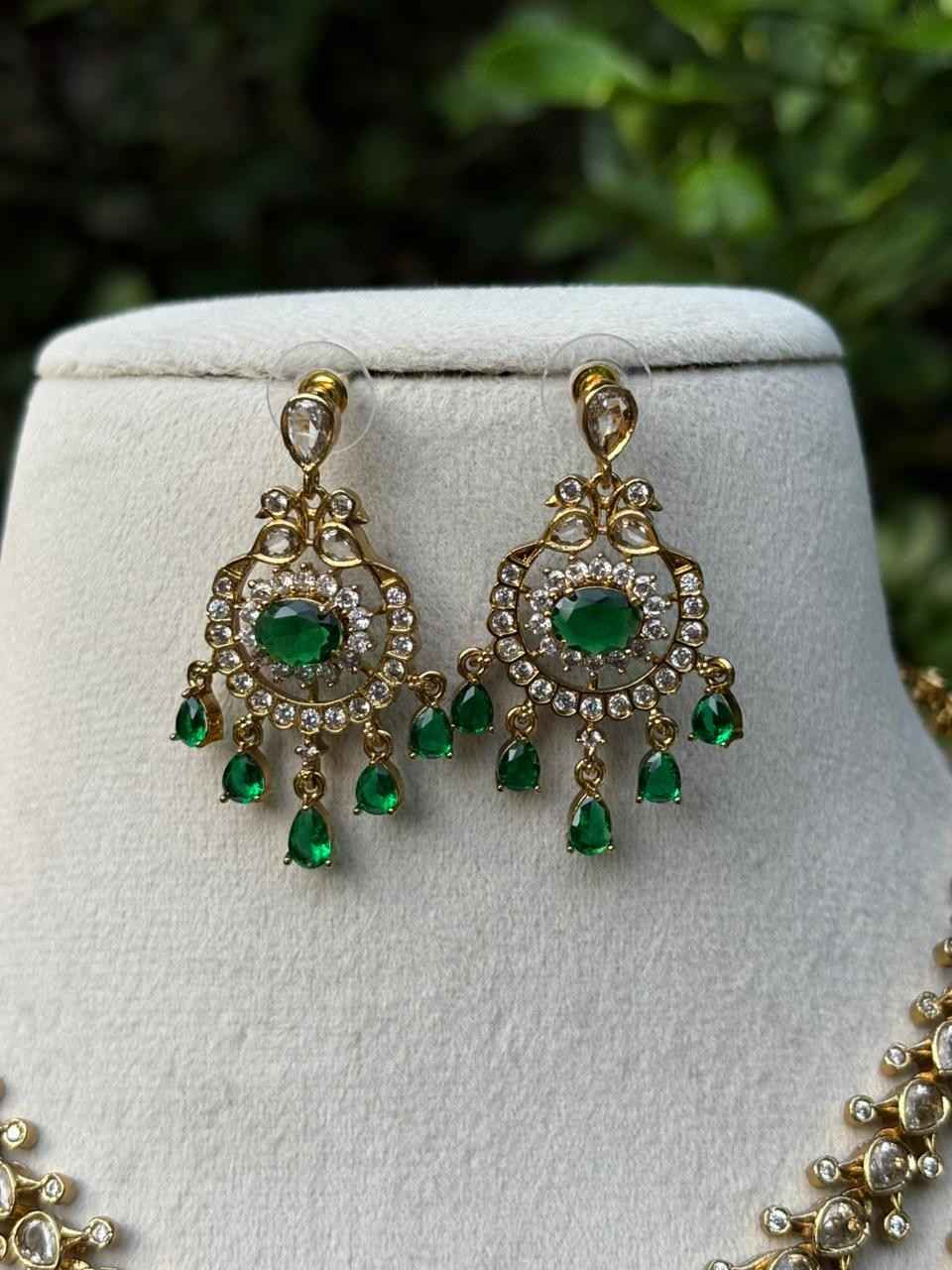 N0091 Trisha Inspired 2 Layer Diamond Replica Necklace