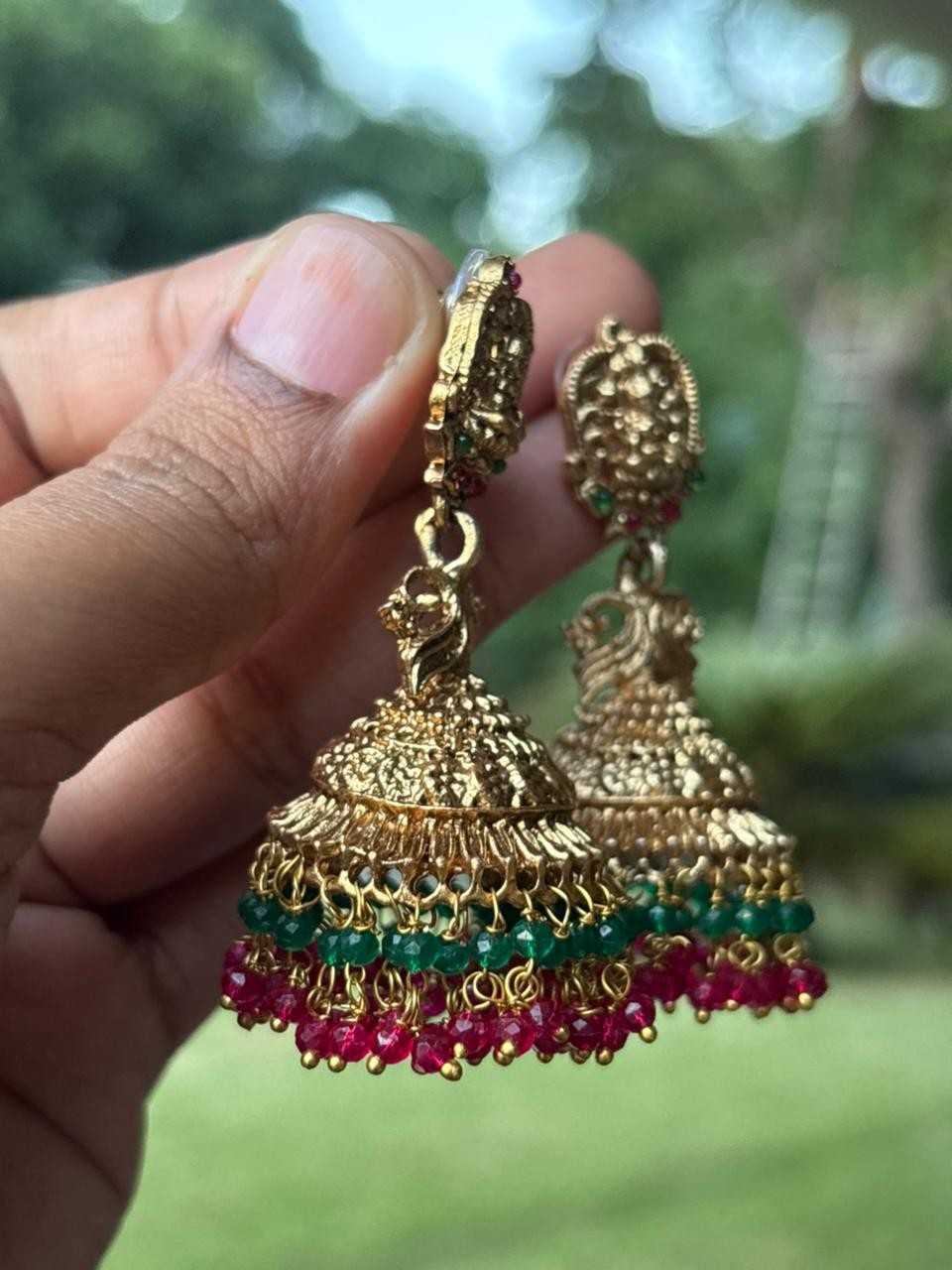 Matte finish Jhumka J0009