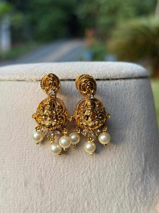 N0054 Gold inspired Lakshmi Necklace