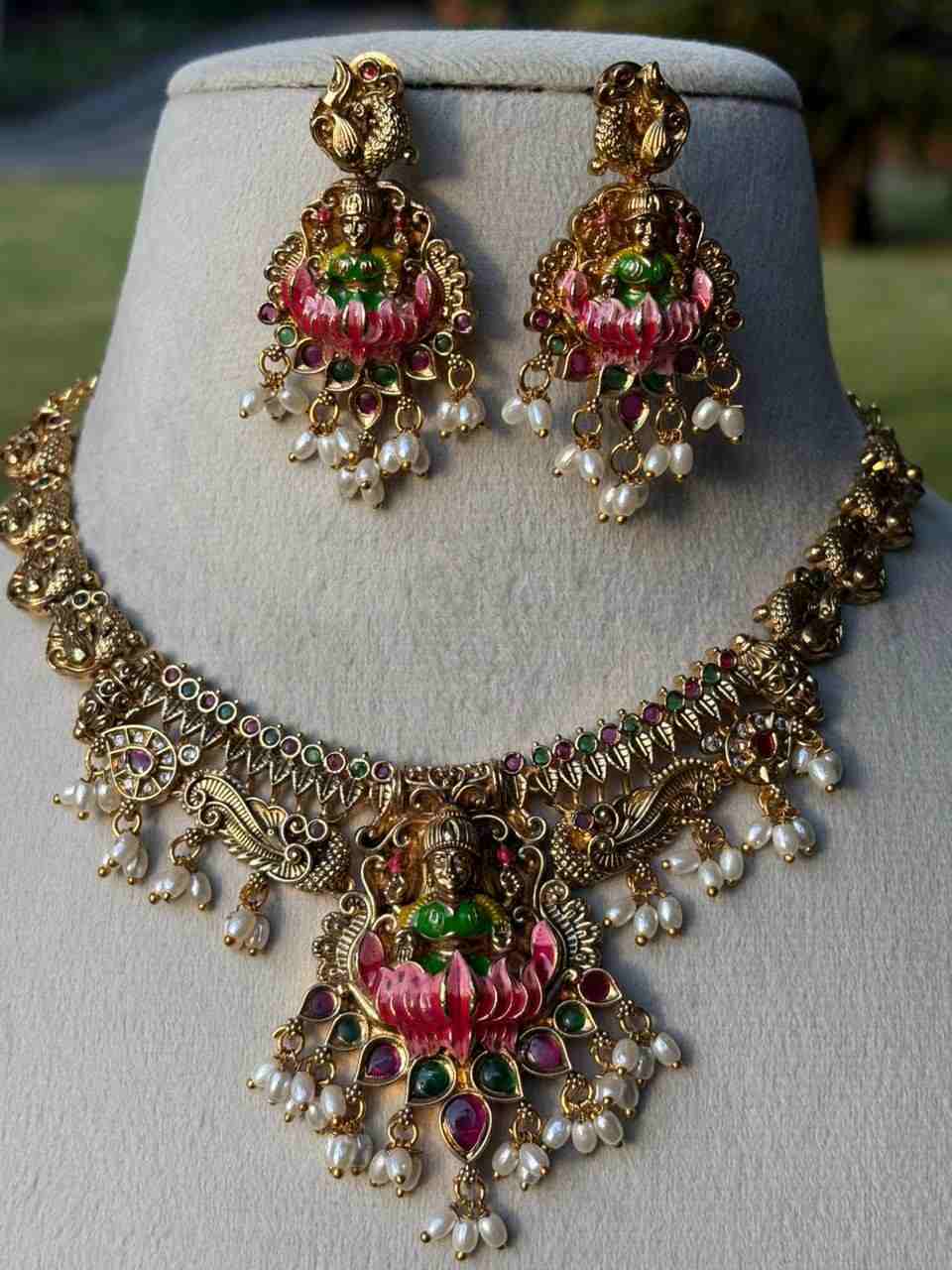 N0053 Meenakari Hand Painted Necklace