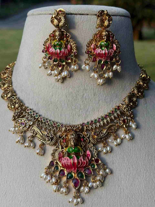 N0053 Meenakari Hand Painted Necklace