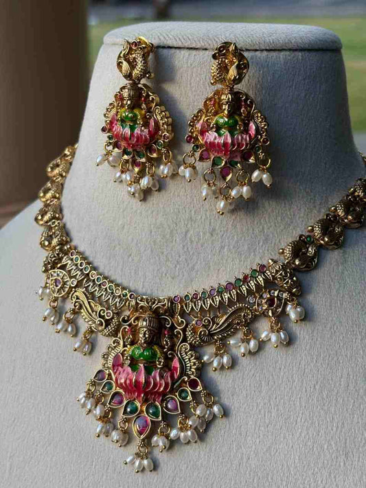 N0053 Meenakari Hand Painted Necklace