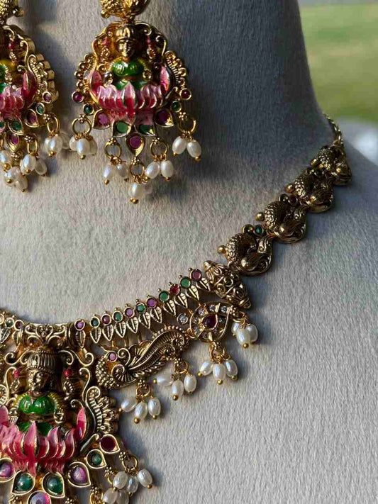 N0053 Meenakari Hand Painted Necklace