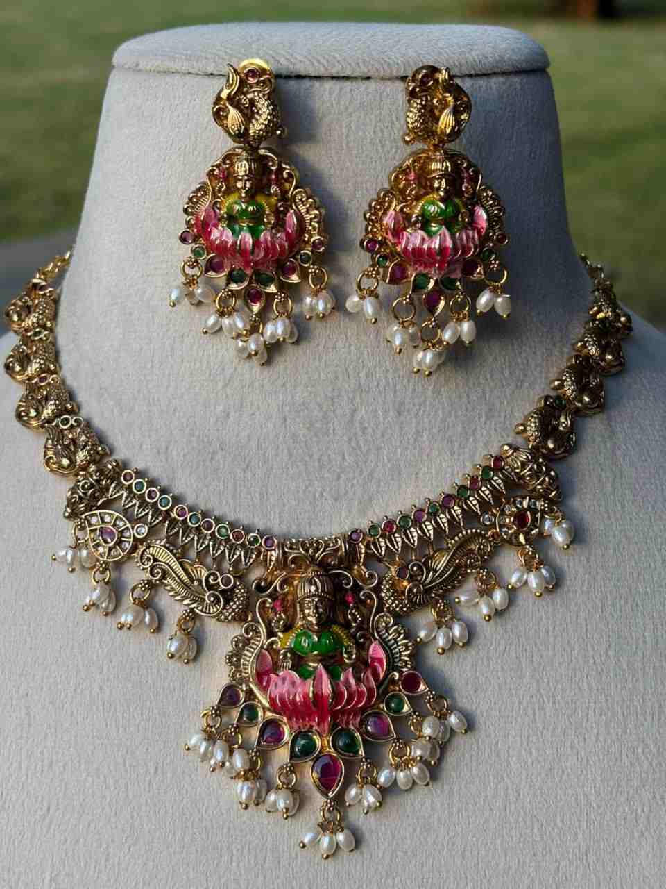 N0053 Meenakari Hand Painted Necklace
