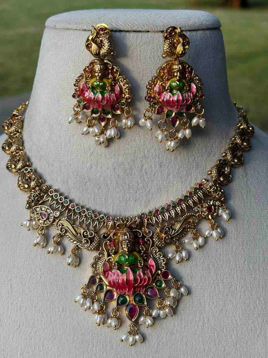 N0053 Meenakari Hand Painted Necklace