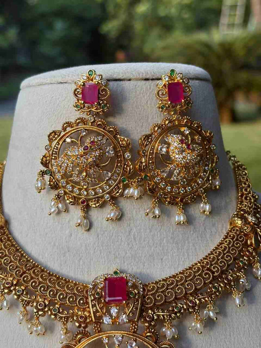 N0056 Hasli Peacock Necklace