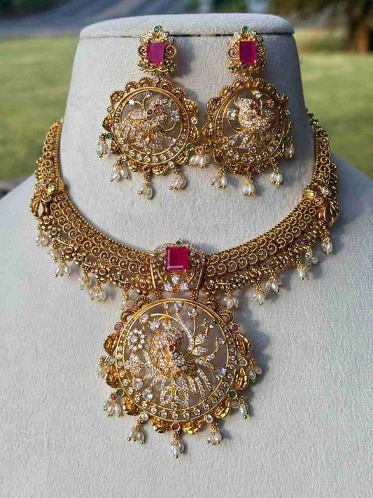 N0056 Hasli Peacock Necklace