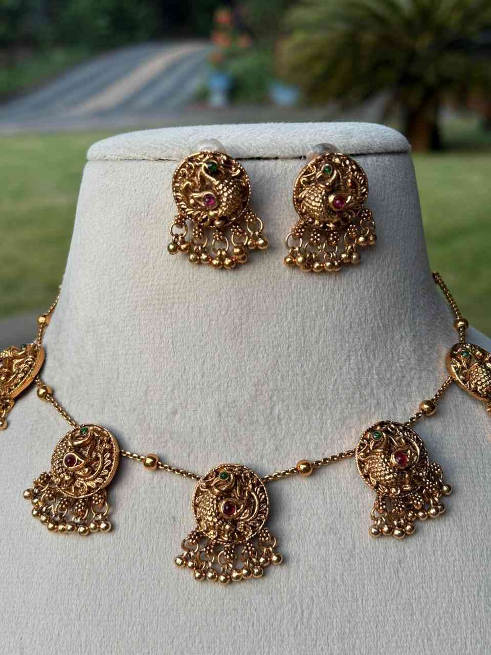 N0142 Peacock Necklace